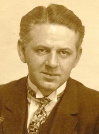 Edgar de Wahl - Von links nach rechts: Hanns Hörbiger, Hans Robert Hörbiger, Engelbert Pigal, Edgar von Wahl.