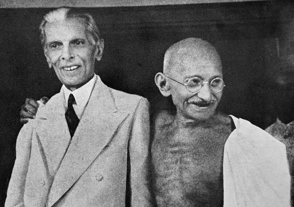 Mohammad Ali Jinnah - Gandhi and Jinnah in Bombay, September 1944.