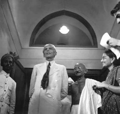 Mohammad Ali Jinnah - Gandhi and Jinnah, Bombay, September 1944.