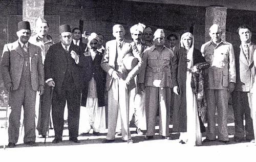 Mohammad Ali Jinnah - Jinnah and his fellow Muslim League Founders
