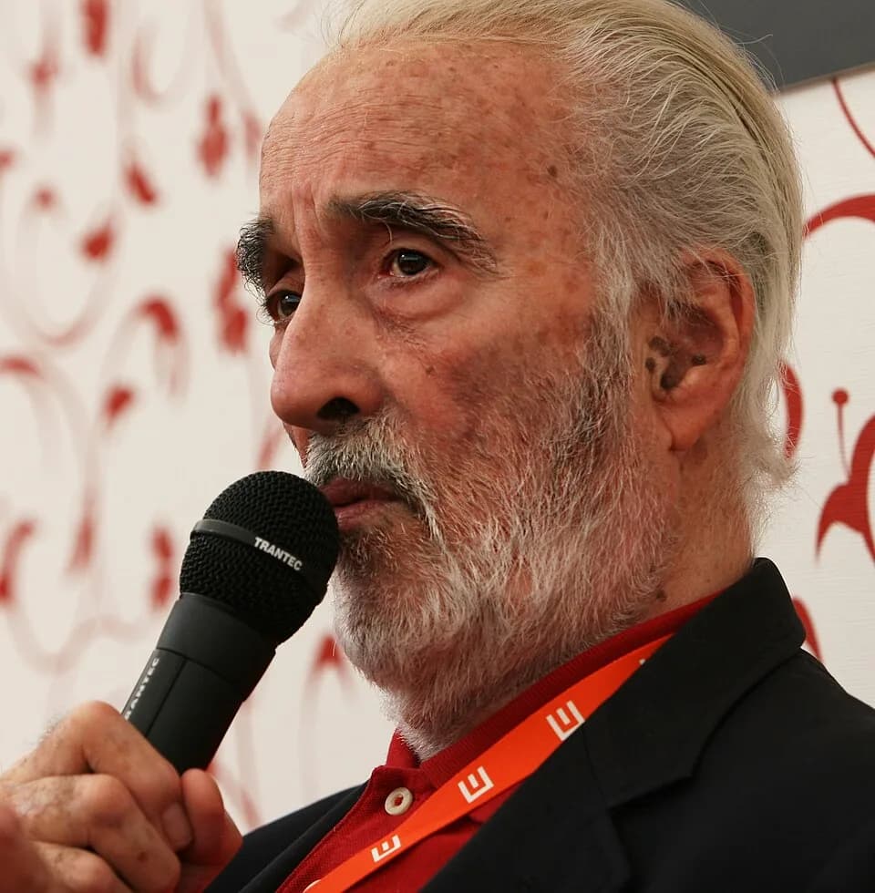 Christopher Lee - Christopher Lee speaks at Master Class at 43rd Karlovy Vary International Film Festival