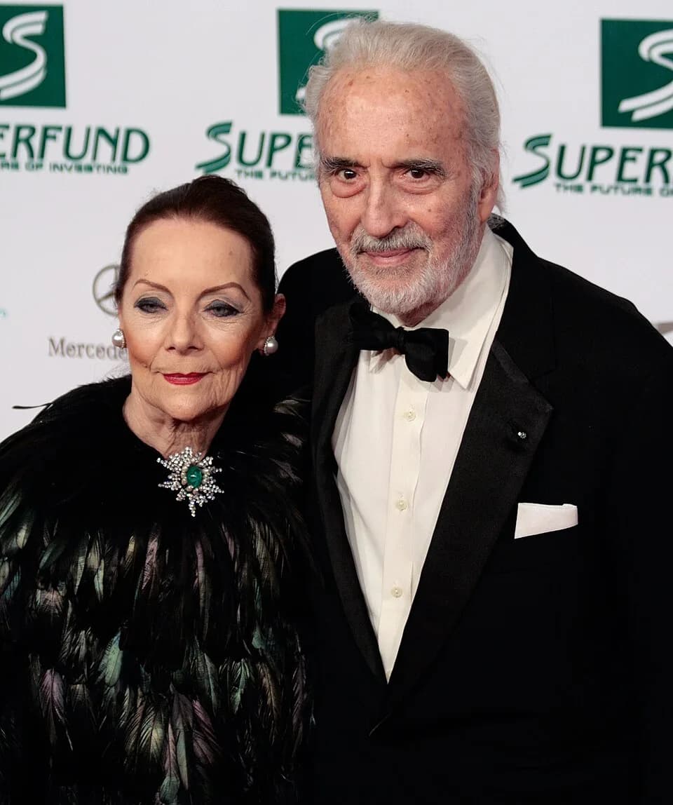 Christopher Lee - Christopher Lee and Birgit Kroencke at the Women's World Award 2009 (Wiener Stadthalle, Vienna, Austria).