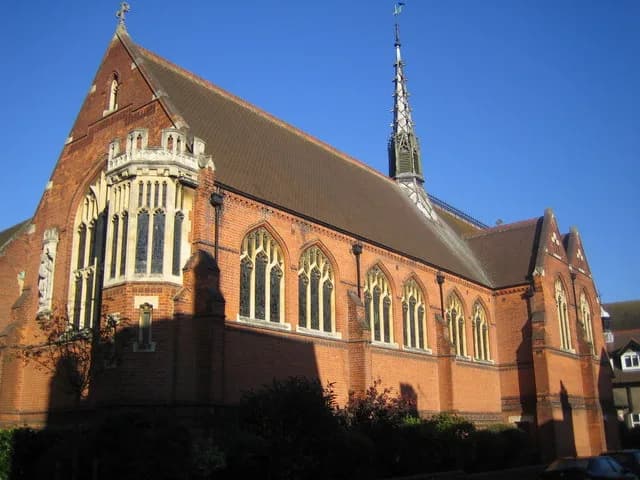 Graham Greene - The chapel of Berkhamsted Collegiate School, Castle Street, Hertfordshire, seen from the southwest
