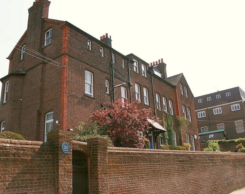 Graham Greene - St. John’s, a boarding house of Berkhamsted School in Berkhamsted, Hertfordshire in the United Kingdom. The writer Graham Greene was born here in 1904 when his father was housemaster.