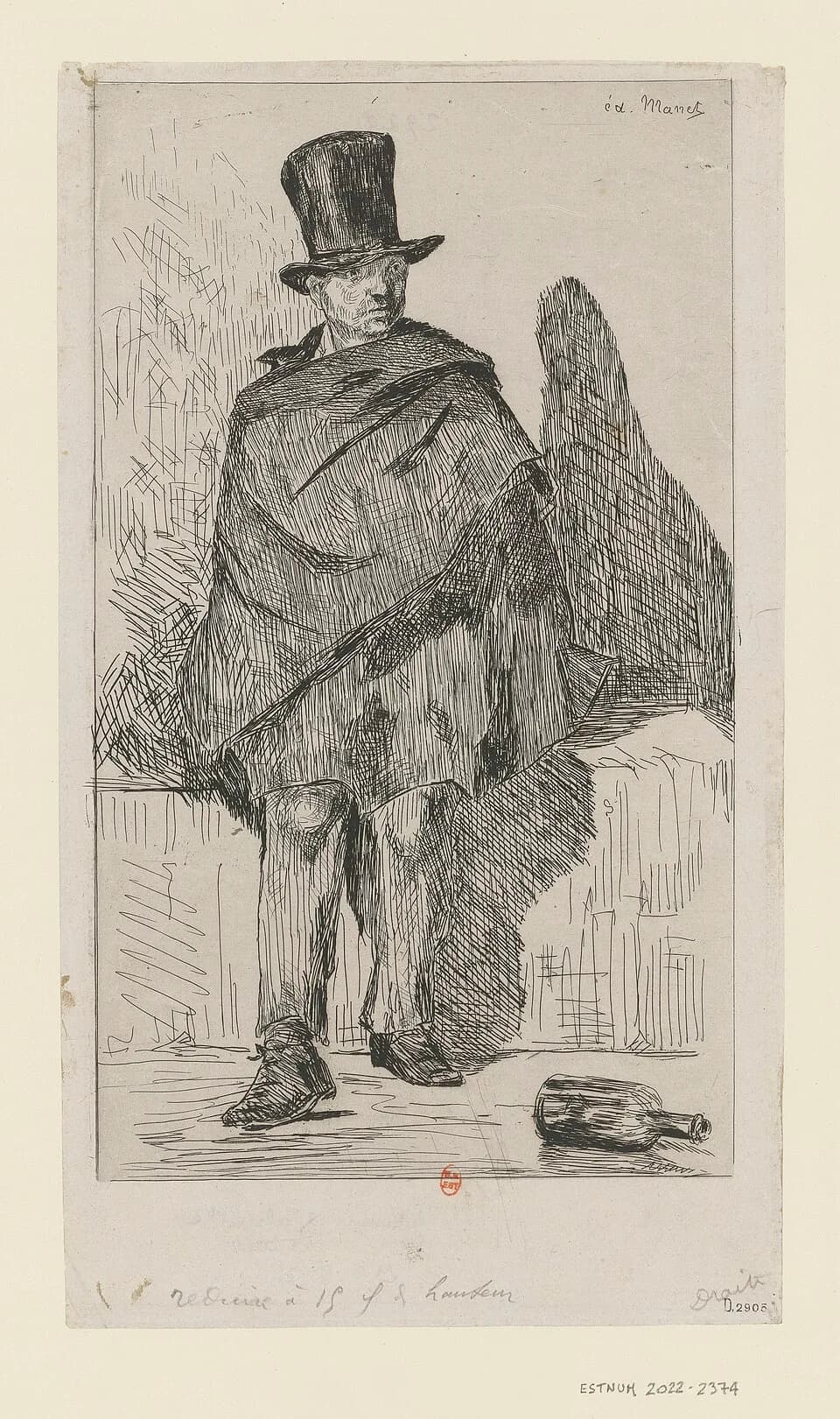 Édouard Manet - Sujet : Consommation d'alcool
Absinthe (liqueur)
Scènes de genre -- 1800-1869
Ancien possesseur : Moreau-Nélaton, Étienne (1859-1927). Ancien possesseur. Donateur
Référence bibliograph