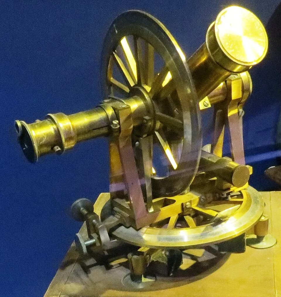 Fridtjof Nansen - Artifacts from the Fram museum in Oslo, Norway. This is the azimuth used by Fridtjof Nansen and Hjalmar Johansen during their 1895-96 expedition towards the North Pole, which ended a