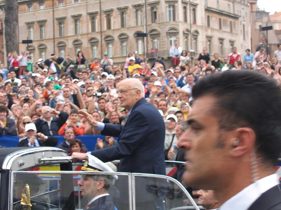 Giorgio Napolitano - Photo of Army Parade in Rome, 2 june 2006, Festa della Repubblica Italiana.

Photo of Army Parade in Rome, 2 june 2006, Festa della Repubblica Italiana. President Giorgio Napolita