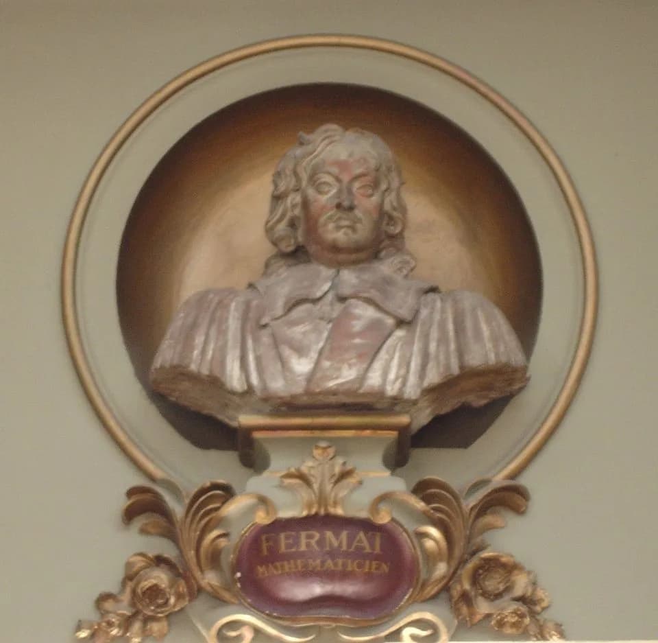 Pierre de Fermat - France, Haute-Garonne (31), Toulouse, salles des Illustres du Capitole, Pierre de Fermat.