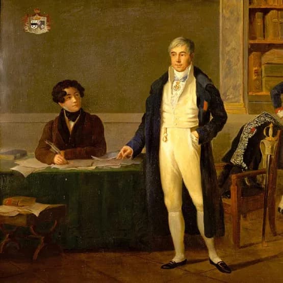 Alexis de Tocqueville - Alexis de Tocqueville (1805-1859) et son père Hervé (1772-1856)
