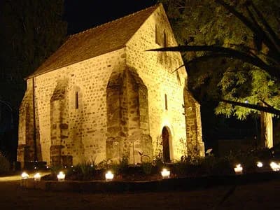 Jean Cocteau - Chapelle Saint-Blaise-des-Simples de Milly-la-Forêt (91) de nuit