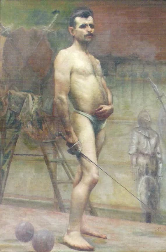 Pierre de Coubertin - Almeida Júnior - Retrato de Pierre de Frédy.jpg