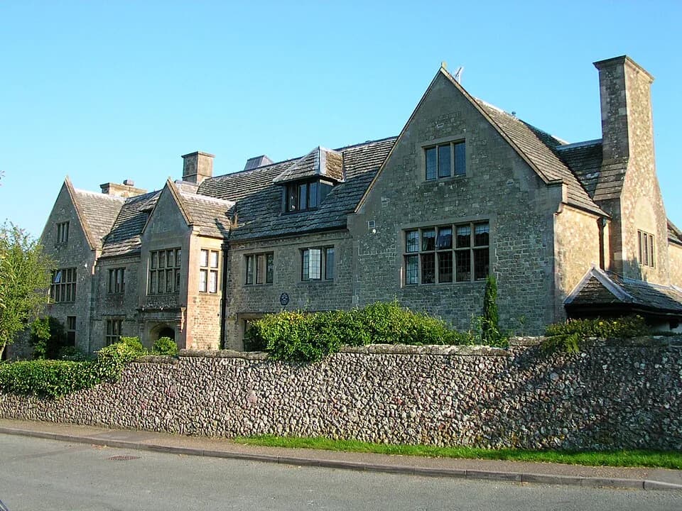 John Galsworthy - Bury House at Bury, West Sussex, England. Once the home of author John Galsworthy.