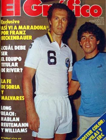 Franz Beckenbauer - Franz Beckenbauer and Diego Maradona