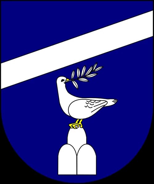 Pius XII - Coat of arms (shield only) of Pope Pius XII as Eugenio cardinal Pacelli, Cardinal Secretary of State (1930 - 1939)
