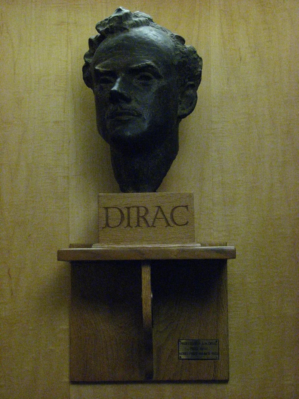 Paul Dirac - Bust of w:Paul Dirac, St. John's College, Cambridge