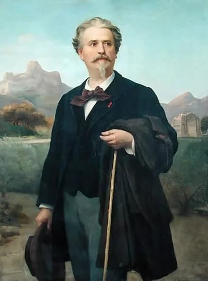 Frédéric Mistral - Portrait of the poet Frederic Mistral (1830—1914)