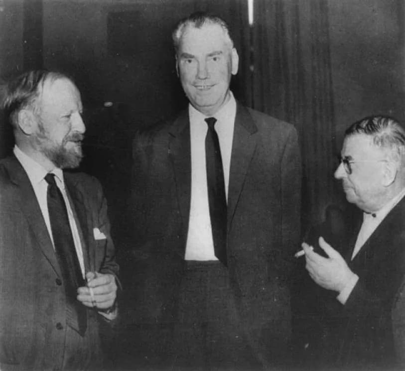 William Golding - William Golding, Artur Lundkvist and Jean-Paul Sartre at a writers' congress in Leningrad, 1963. Featured in the book "Självporträtt av en drömmare med öppna ögon" by Artur Lundkvist