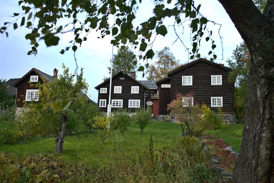 Sigrid Undset - Bjerkebæk is the author Sigrid Undset's home and writer's studio in Lillehammer, Norway