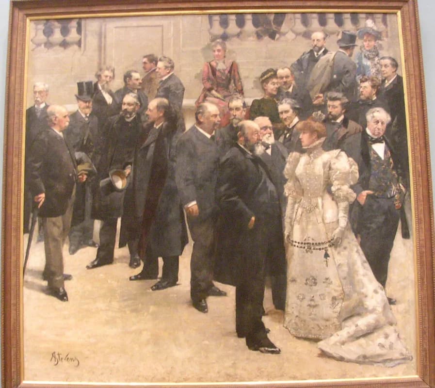 Sully Prudhomme - Another of my minor favorites at the Ringling Museum of Art in Sarasota. It is one of ten giant canvasas depicting French notables, which were commissioned for the 100th anniversary 