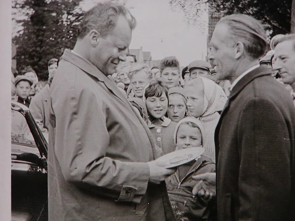 Willy Brandt - Gerhard Bold and Willy Brandt