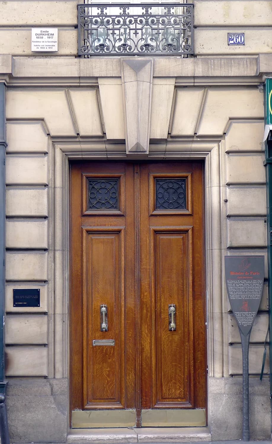 Émile Durkheim - Saint-Jacques street - Paris