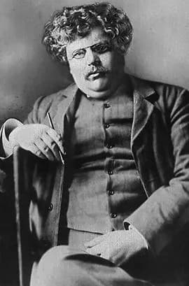 G. K. Chesterton - Gilbert Keith Chesterton im Jahr 1914