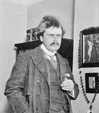 G. K. Chesterton - Gilbert Keith Chesterton, (b. 29 May 1874 – d. 14 June 1936), English writer