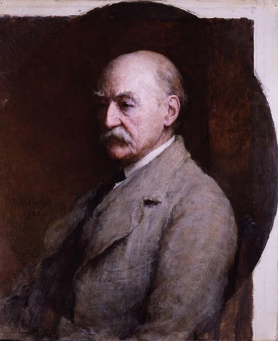 Thomas Hardy - Thomas Hardy, by Walter William Ouless (died 1933). See source website for additional information.
This set of images was gathered by User:Dcoetzee from the National Portrait Gallery,