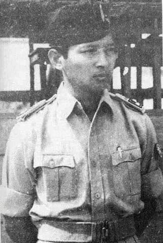 Suharto Suharto - Portrait of Lieutenant Colonel Suharto, 1947.