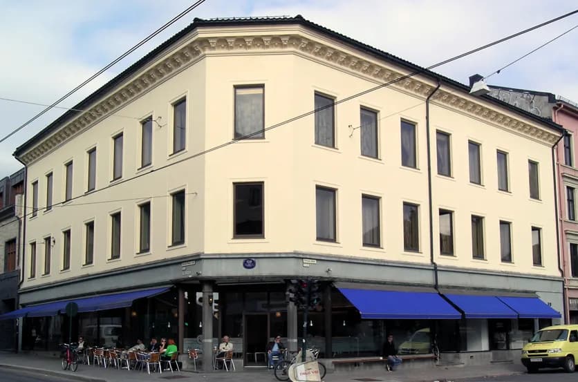 Edvard Munch - Schous plass 1, Oslo, Norway. Edvard Munch lived and worked here in the 1880s.