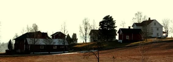 Edvard Munch - Engeloug østre, Løten, Norway. Edvard Munch's birthplace.