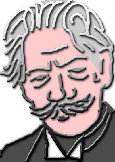 Albert Schweitzer - Grafische Darstellung des Portraits von de:Albert Schweitzer