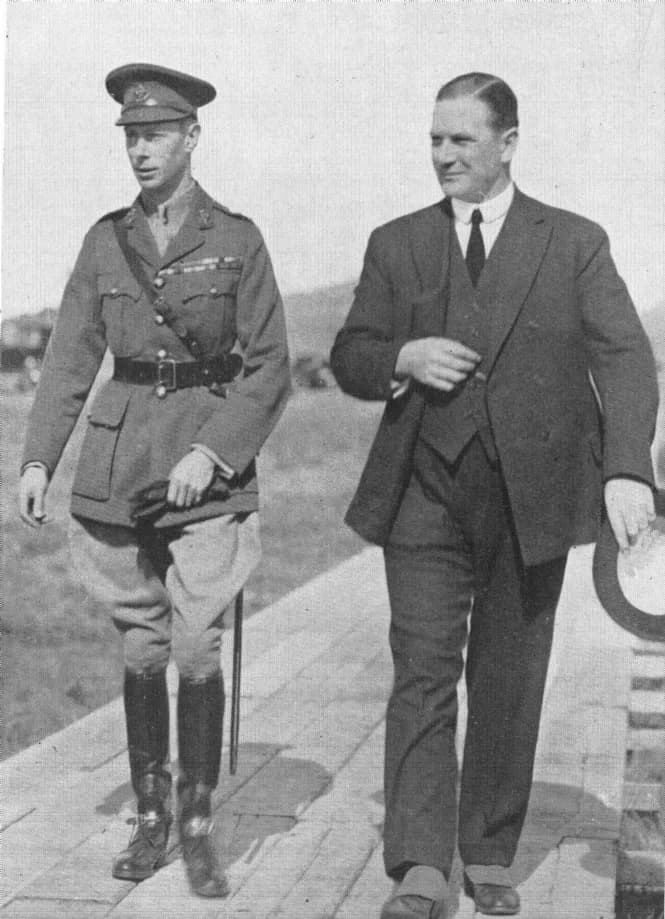 George VI - John Butters with Duke of York (later King George VI) in Canberra