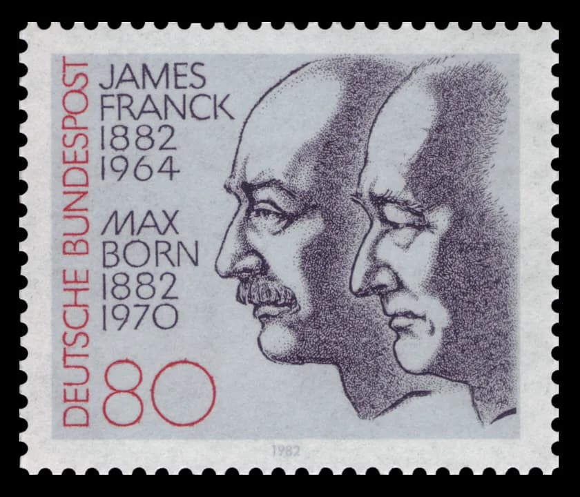 Max Born - 100th day of birth of James Franck (1882—1964) and Max Born (1882—1970)