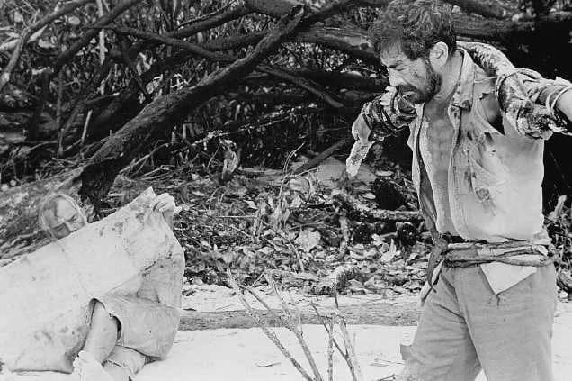 Toshirō Mifune - Toshiro Mifune character in filming of Hell in the Pacific (1968)