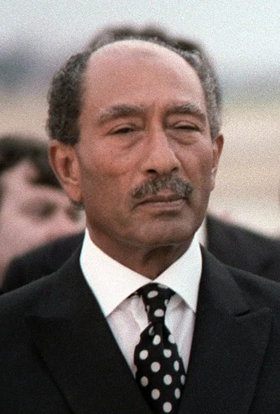 Anwar Sadat - President Anwar Sadat of Egypt upon his arrival in the United States for a visit. Photograph taken at Andrews Air Force Base.