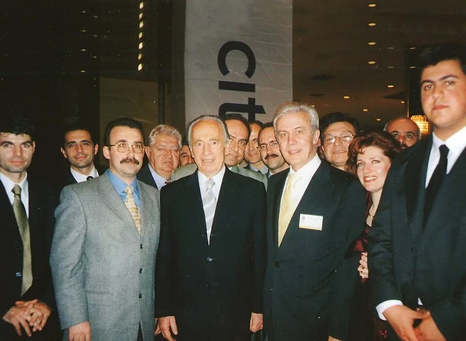 Shimon Peres - Avec le président de l'État d'Israël Shimon Peres.