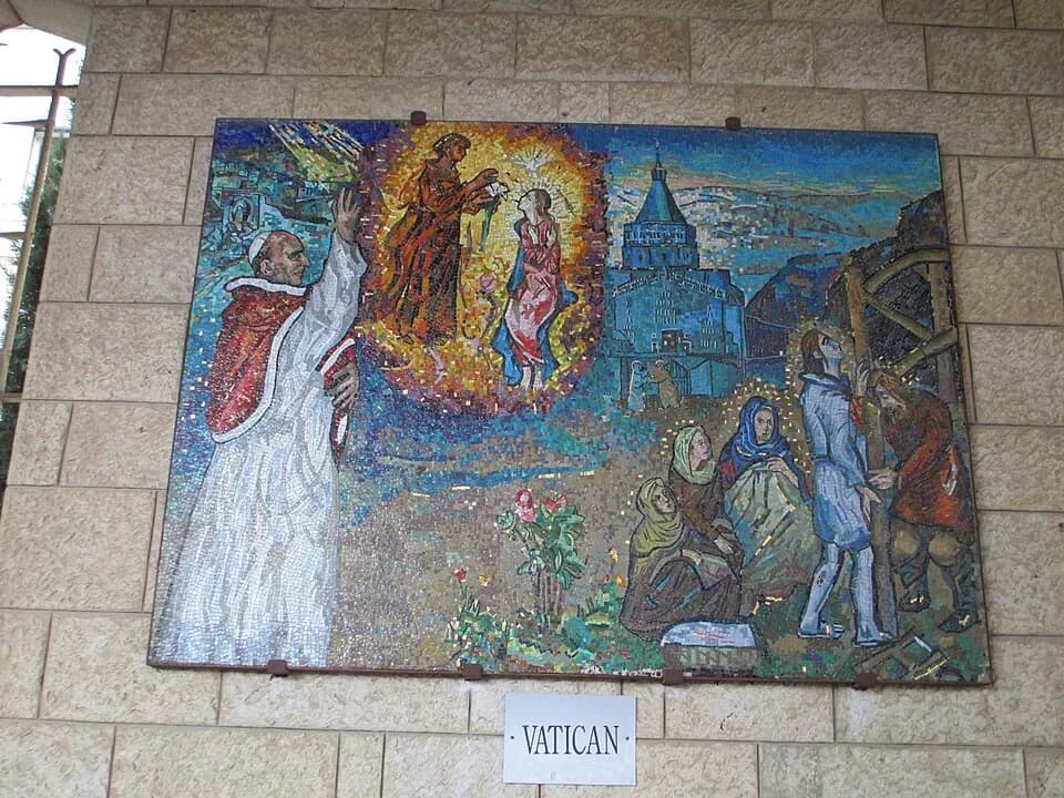 Paul VI - Church of Annunciation-gift from Vaican