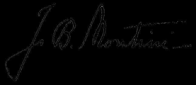 Paul VI - Handtekening van J.B. Montini, de latere paus Paulus VI
