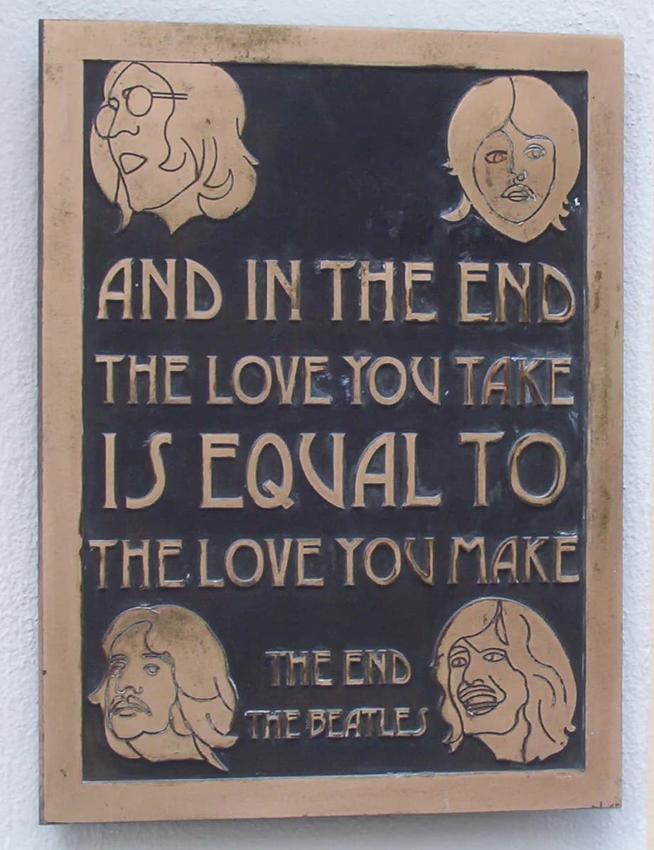 George Harrison - The final words from the Abbey Road album by The Beatles