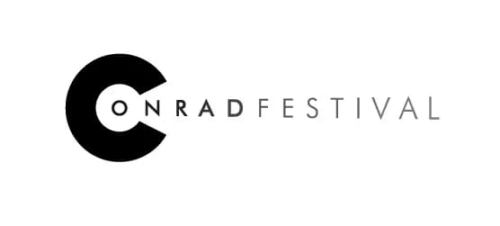 Joseph Conrad - Logotyp Międzynarodowego Festiwalu Literatury im. Josepha Conrada w Krakowie.