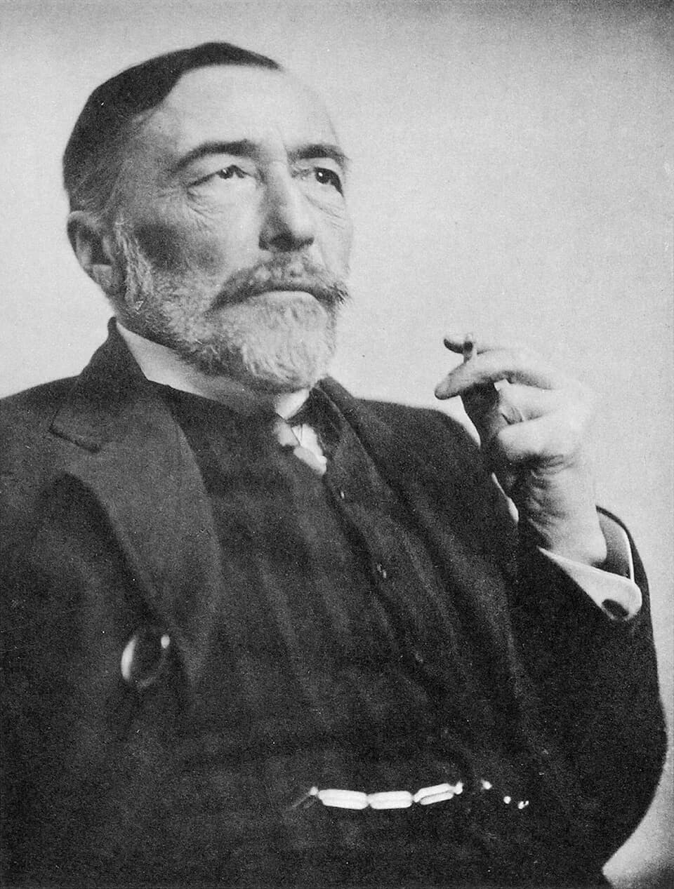 Joseph Conrad - Joseph Conrad in 1916. Medium: Photogravure