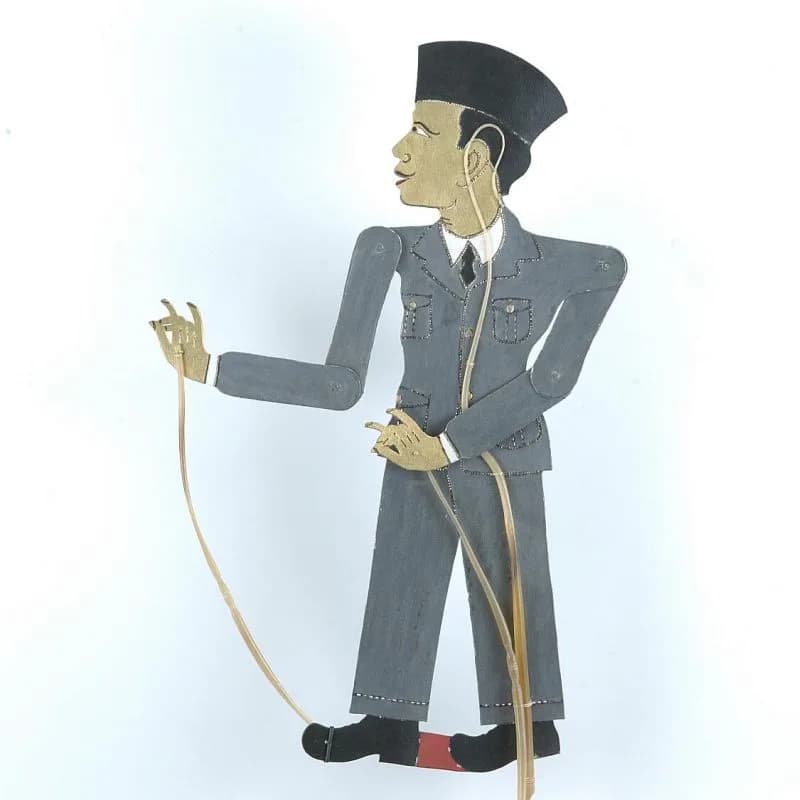 Sukarno Sukarno - Wayang Kulit figure representing president Soekarno