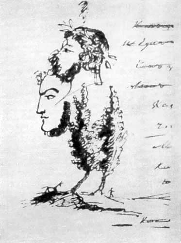 Adam Mickiewicz - А. Міцкевіч і А. Пушкін. Малюнак А. Пушкіна
