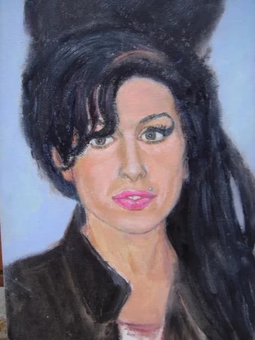 Amy Winehouse - Portrait of Amy Winehouse by Victor Heyfron M.A.