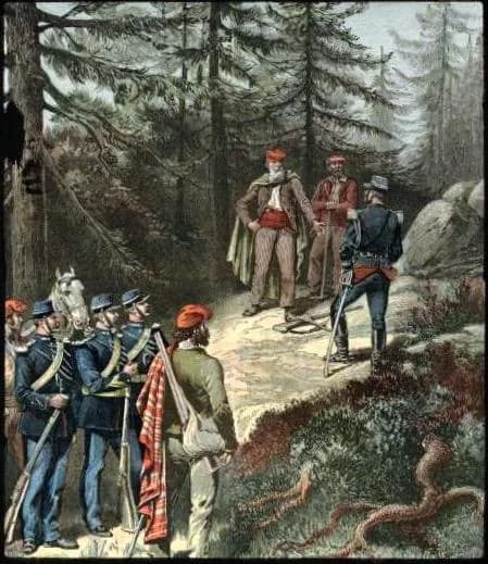 Giuseppe Garibaldi - aribaldi in the Alps
Publication/Creation:
1895
Description:
Physical Description:
1 lithograph; 75.2 x 65.8 cm.
reformatted digital
Abstract:
Unt