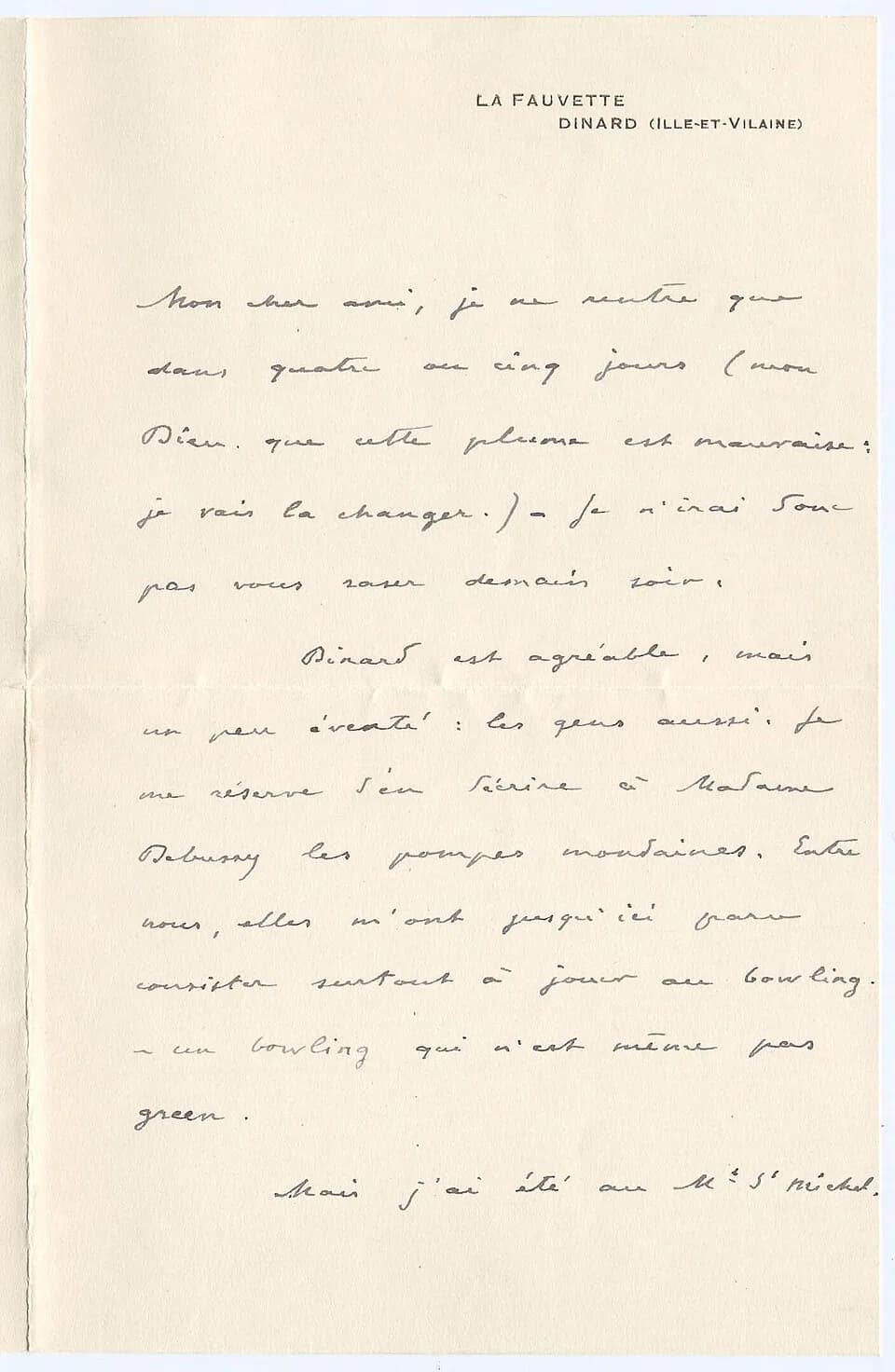 Claude Debussy - Sujet : Debussy, Claude (1862-1918)
Appartient à l’ensemble documentaire : PrnS001
Toulet, Paul-Jean (1867-1920). Fonction indéterminée

Langue : sans contenu linguistique