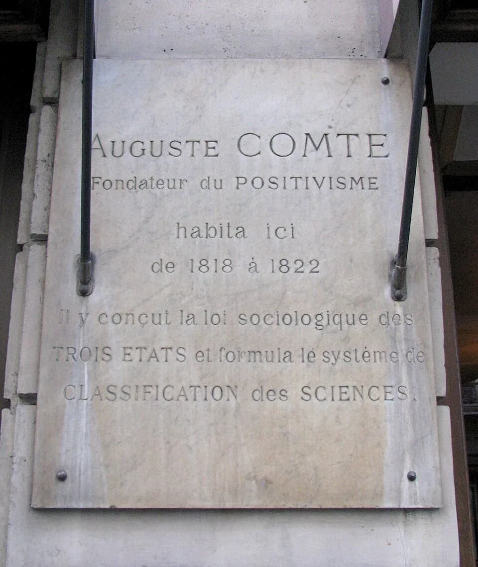 Auguste Comte - Auguste Comte, 36 rue Bonaparte