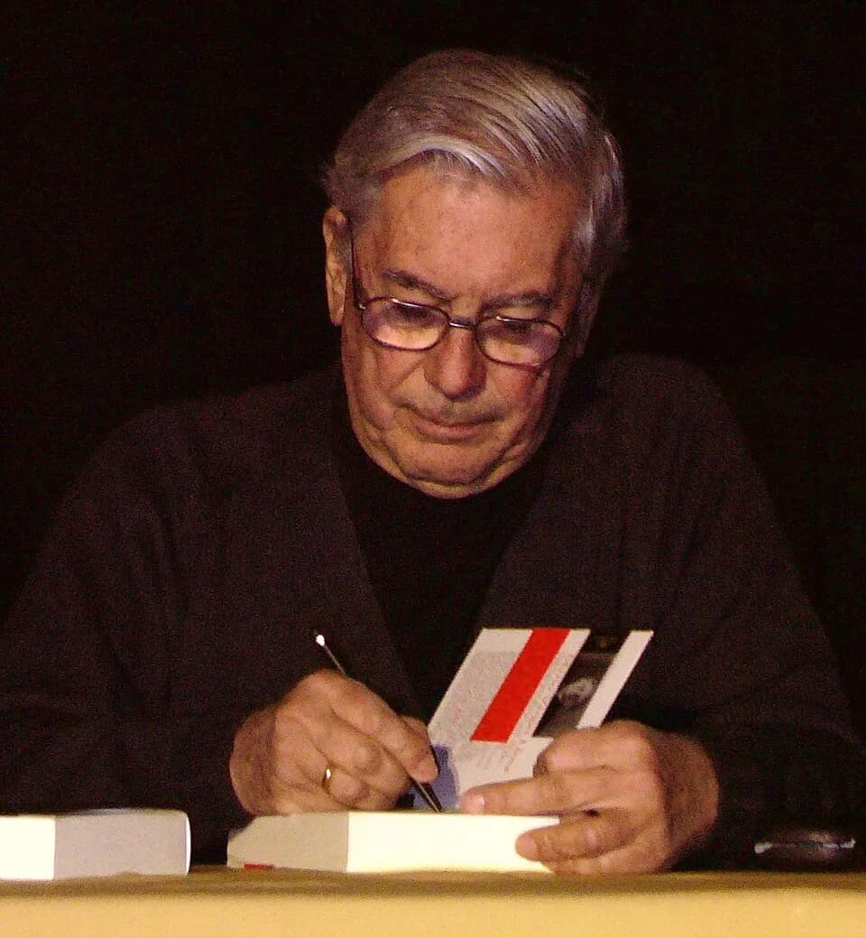 Mario Vargas Llosa - Peruvian-Spanish writer Mario Vargas Llosa