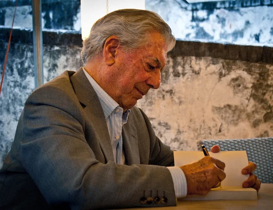Mario Vargas Llosa - Mario Vargas Llosa in Pietrasanta, Toskana
